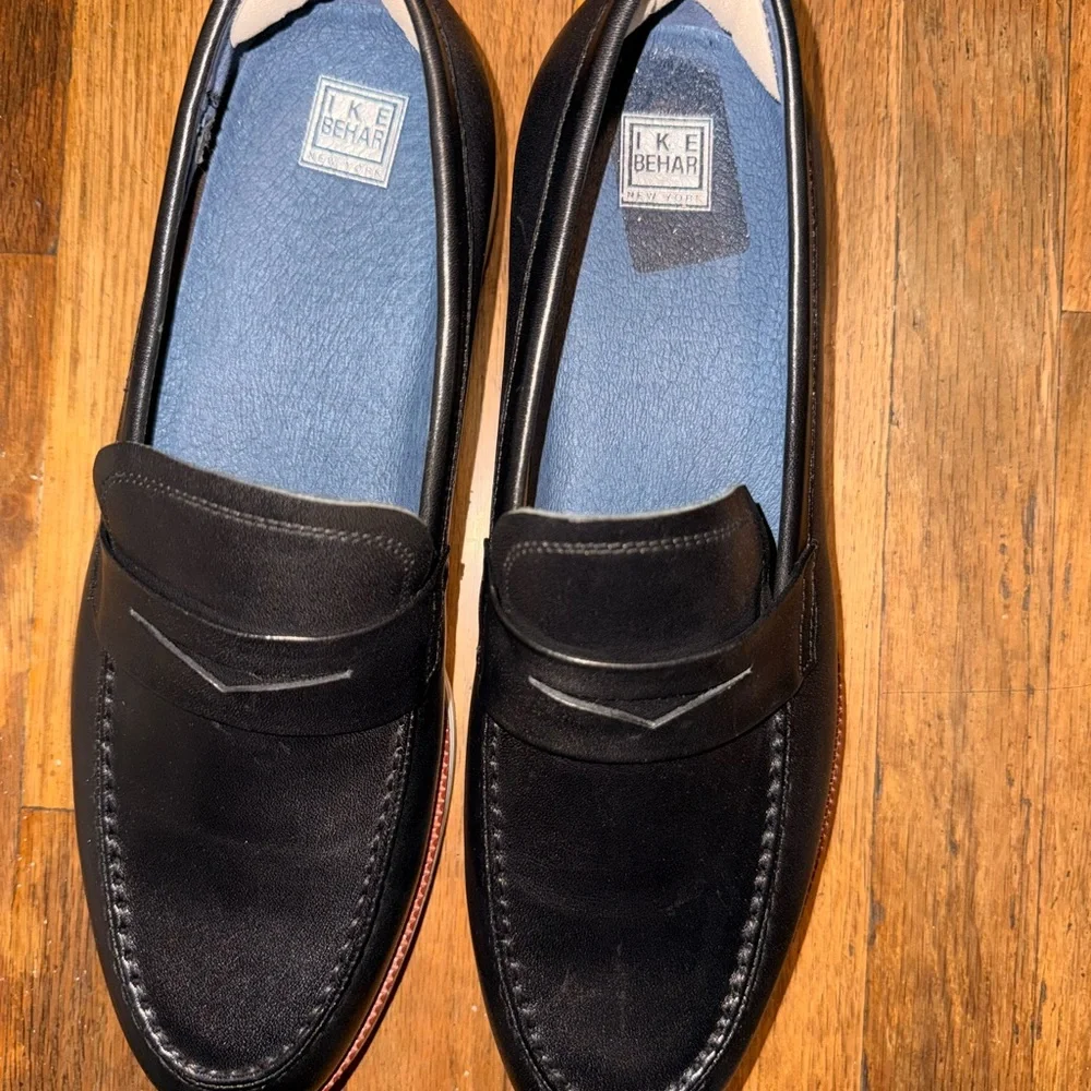 Ike Behar Black Leather Loafers Like New - Picture 10 of 10
